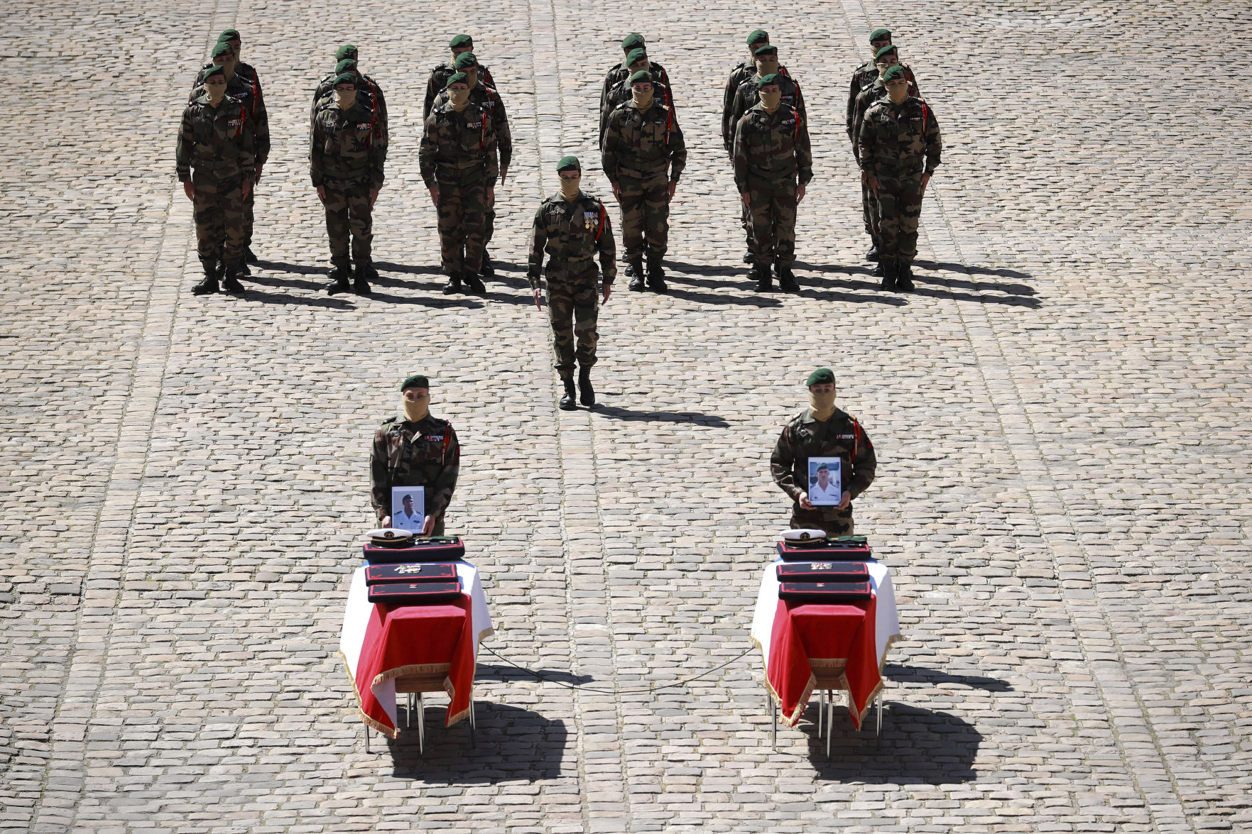 APTOPIX France Soldiers Killed